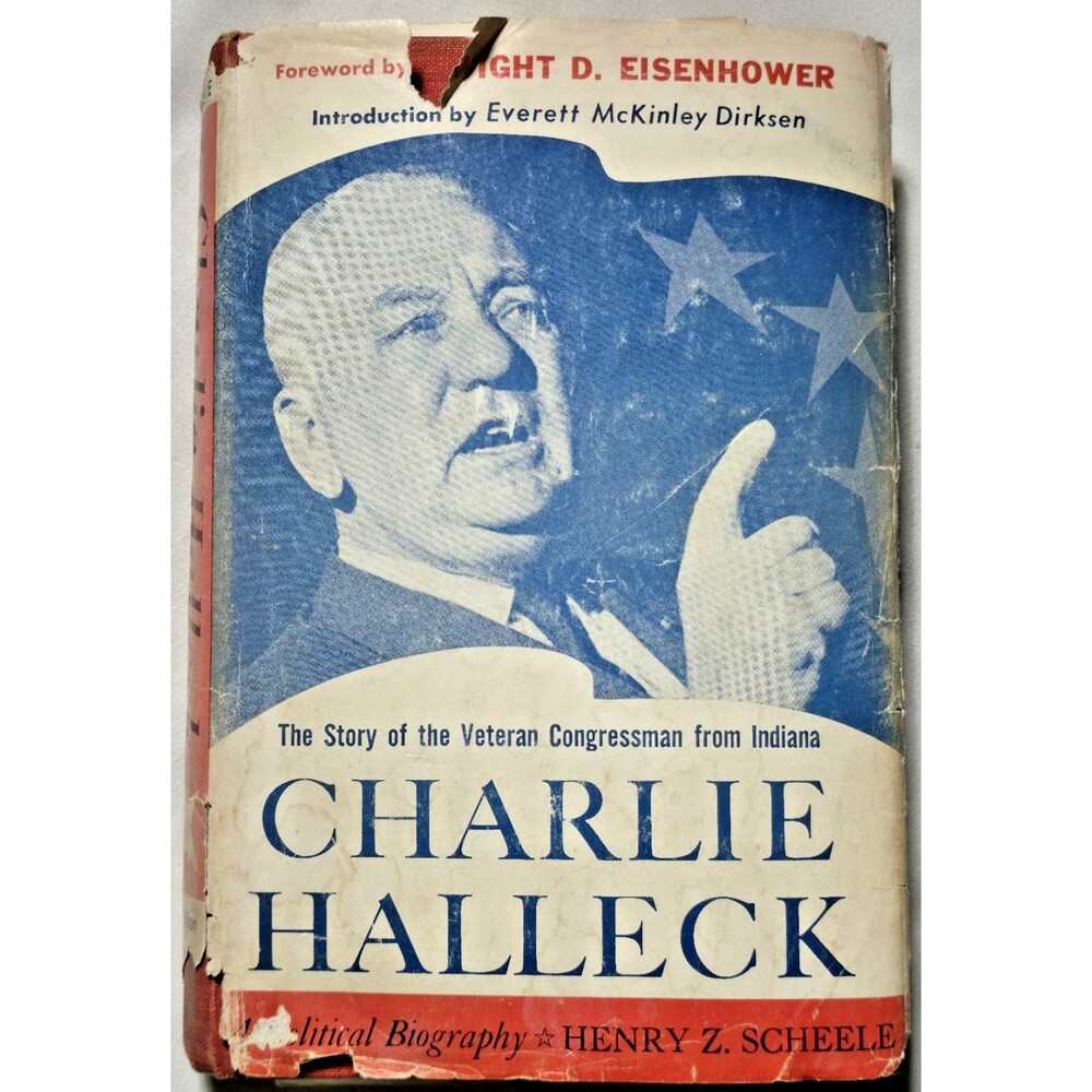 1966 Charlie Halleck A Political Biography Henry Z Scheele First Edition Indiana